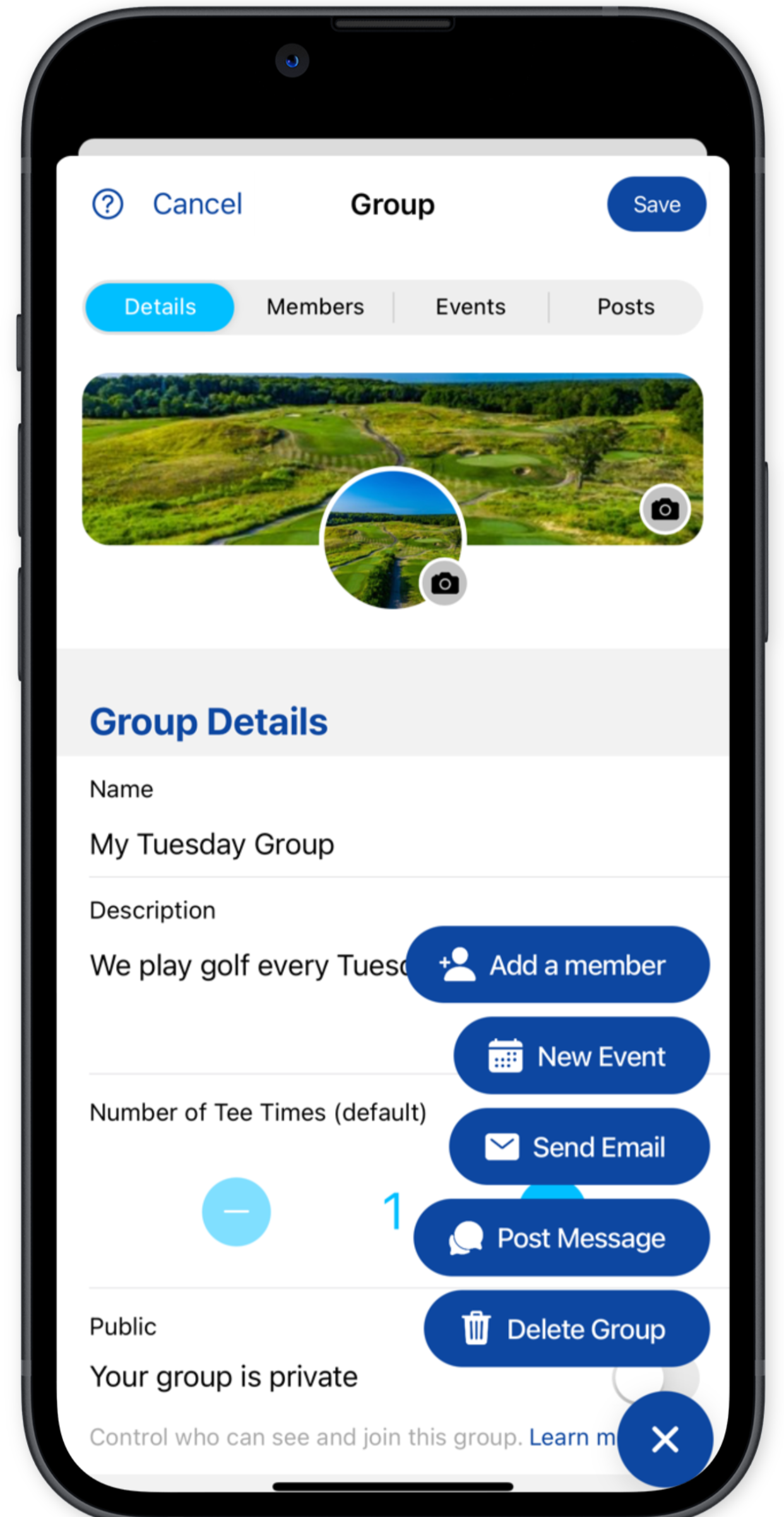 Golf App Main Image