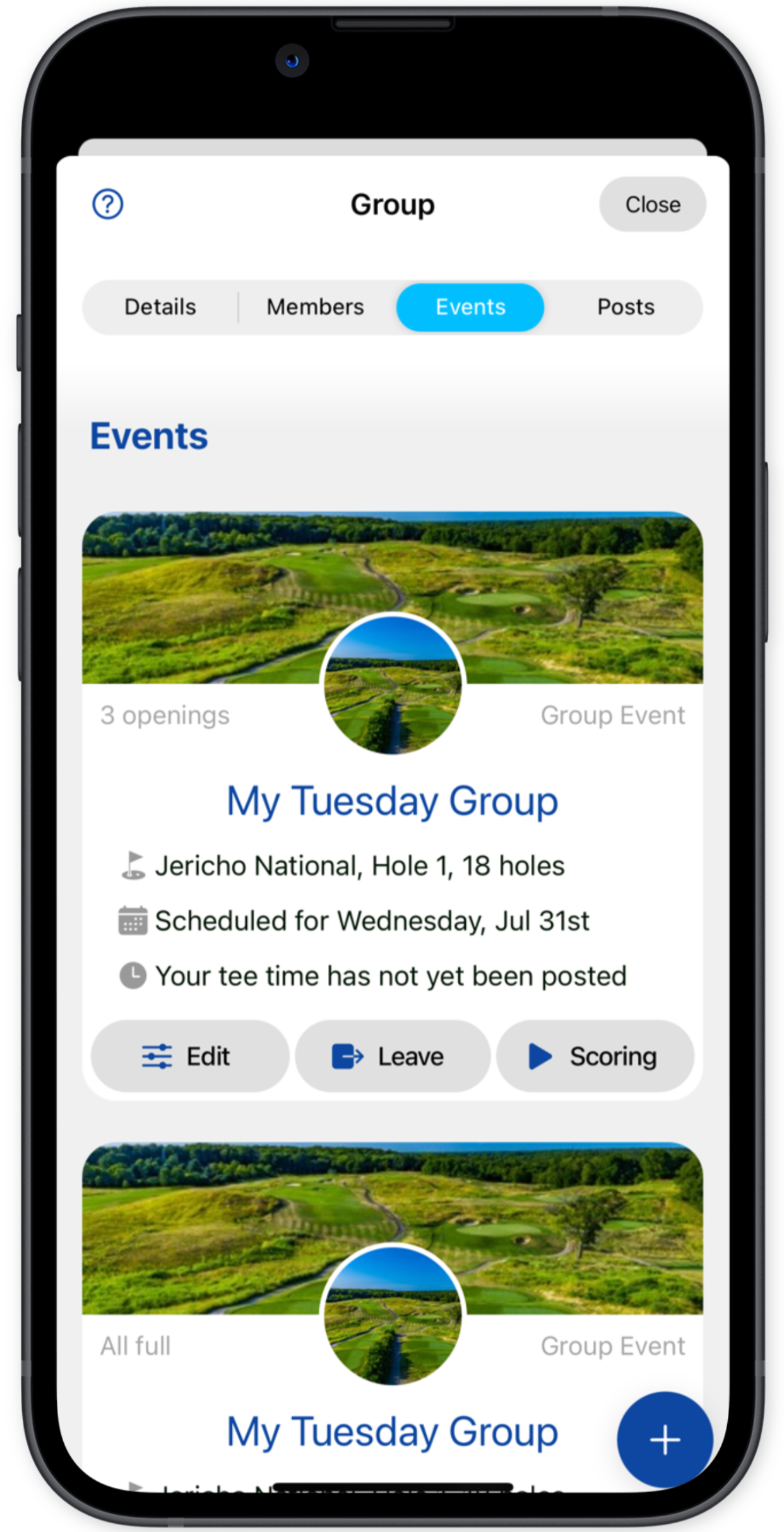 Golf App Main Image